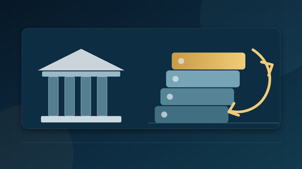 Editorial finance graphic showing layered bank capital buffers absorbing financial stress and strengthening institutional resilience.